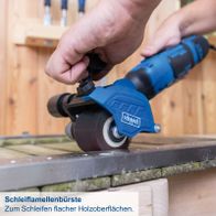 Scheiflamellenbürste für flaches Schleifen von Holzflächen