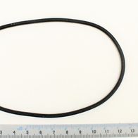 Dichtung für Akkuabdeckung, ovale Form, Maßstab für Größenvergleich