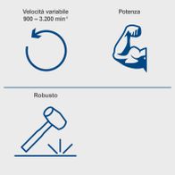 Illustration der wichtigsten Merkmale der Satiniermaschine mit variabler Drehzahl und Messingdrahtbürste