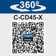 Akku-Schlagbohrmaschine C-CD45-X mit 360°-Funktion, 45Nm Drehmoment und 19+1 Drehmomentstufen.