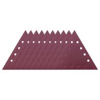 Dreieckiges Schleifpapier mit 180 Körnung, 10 Stück Satz, P180 – 10 Einzelstücke mit perforierten Mustern für präzise Schleifarbeiten.
