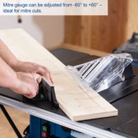 Mitre-Führungsscheibe für Tischkreissäge mit Einstellbereich von -60° bis +60°