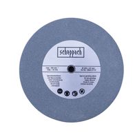 Scheppach Nass-Schleifstein Ø 200 x 40 x 12 mm K 220. Gezeigt von vorne. Spezialschleifstein zum Nassschleifen. Hohe Schleifleistung. Formbeständig. Äußerst lange Lebensdauer.