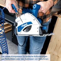 Scheppach-Kompressor HC26 für einfache Anwendungen, wie Luftzufuhr für Werkzeuge und Reifenfüllung