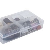 Aufbewahrungsbox mit 64 Teilen für Werkzeugset – verschiedene Bürsten und Aufsätze