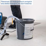 Filteranschluss für direkte Ansaugung von Farbstrahlsysteme, wie Scheppach PTSA600