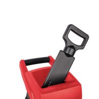 Der Scheppach Häcksler GS59 von oben mit Griff und Einfüllöffnung.