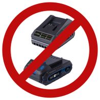 Scheppach Akku-Rasenmäher mit 20V-Technologie und Ladefunktion, inkl. Statusanzeige