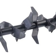 Messerwalze SC36 von Scheppach, Ansicht von der Seite. Messerwalze mit vier scharfen Klingen, geeignet für Heimwerker.