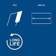 Spezialsägeblatt für Porenbeton mit 78 Zähnen und 430 mm Breite – langlebige Schneidkante für präzises Schneiden