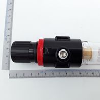 Scheppach-Reglerventil mit Filterelement und Messskala