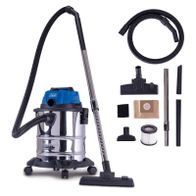 Scheppach Akku-Nass-/Trockensauger mit Komplettset: Motor, Behälter, Schläuche, Filter und Beutel