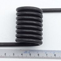 Scheppach-Schenkelfeder (Teil 78) mit spiralförmiger Form, Detailansicht