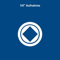 1/4" Aufnahme für präzise Messungen und Aufnahmen