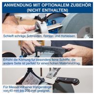 Wasserschleifsystem-Tigerstein für präzise Schleifarbeiten mit verschiedenen Körnungen und Materialabtragsmöglichkeiten