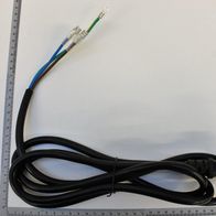 Netzkabel mit Stecker und Kabelanschlüssen für elektrische Geräte