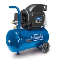 Scheppach-Kompressor HC26 mit 24-Liter-Tank, 2,0 PS, 230V, 50Hz, 1500W, 220 Liter/Minute