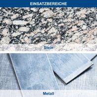 Einsatzbereiche für Stein- und Metallwerkstoffe in Scheppach-Tools