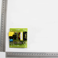 Elektronikplatine mit Schaltkreisteilen und Anschlussklemmen für Lampenmodul