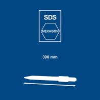 Hexagonale SDS-Schneidspindel mit 390 mm Länge