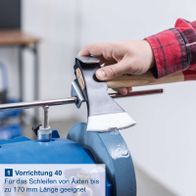 Scheppach-Werkzeugvorrichtung für Schleifarbeit mit maximaler Länge bis 170 mm