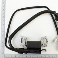 Zündspule-Komponenten: Kabel, Halterung und Steckeranschluss für Scheppach-Zündsysteme