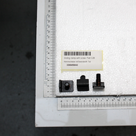 Klemmschieber mit Gewindestift, Teil 3300455043, von vorne fotografiert.