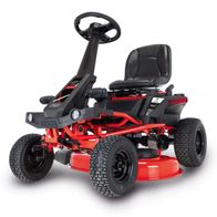 Scheppach Akku-Aufsitzrasenmäher MR-920E mit LED-Licht und Tempomat, 92 cm Schnittbreite, 48V 75Ah Batterie