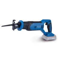Scheppach cordless reciprocating saw with LED indicator and 20 mm stroke length