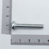 Scheppach-Linsenschraube M5x30 verzinkt, verzinkter Kopfschrauben mit Gewinde