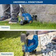 Akku-Rasentrimmer mit universeller Anbringung für Trimmen und Rasenkantenbearbeitung, praktische Handhabung