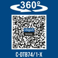 360°-Drehfunktion für präzise Einstellungen mit Scheppach-Tool C-DTB74/1-X