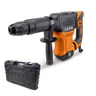 Elektro-Abbruchhammer IX-DB1500 IXES mit robustem Design und ergonomischem Griff. Inklusive Aufbewahrungskoffer für sicheren Transport. Wichtige Merkmale: hohe Schlagkraft, langlebige Bauweise und einfache Handhabung.