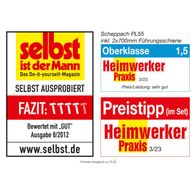 Die Tauchsäge Divar55 Woodster wurde von 'selbst ist der Mann' mit 'GUT' bewertet. 'Heimwerker Praxis' bewertet das Preis-Leistungs-Verhältnis als 'sehr gut'.