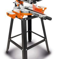 Scheppach Kappzugsäge mit Untergestell und Lasermarkierung, Standfuß und Arbeitsplatte