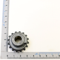 Scheppach-Kegelrad (Teilansicht) mit Zahnprofil