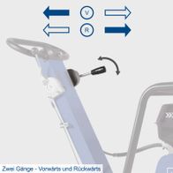 Direktionsanzeige für zwei Gänge: Vorwärts und Rückwärts für Fahrvorrichtung