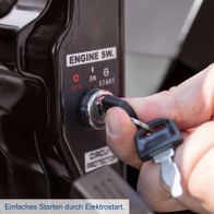 Elektrostarter-Funktion für einfaches Starten eines Motors mit Schlüsselumschaltung