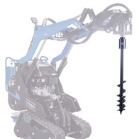 Erdbohrer ø 100mm von Scheppach, Ansicht von der Seite.