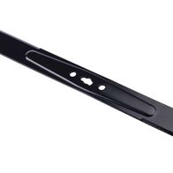 Rasenmähermesser 610mm MR196-61 von Scheppach, von der Seite gezeigt.