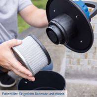 Grobfilter für Schmutz und Asche in Scheppach-Produkt