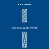 Scheppach-Dienstleister: Messzylinder mit 610 x 100 mm und Kornstufen 80/100/120