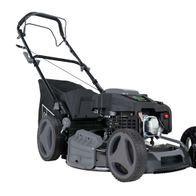 Benzin-Rasenmäher LMT225-53 Scheppach Black, von der Seite gezeigt.