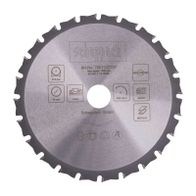 Scheppach-Kettensägeblatt mit Art.-Nr. 7901202707, Maximalgeschwindigkeit 7000 U/min, EN 847-1 Z-15825-zertifiziert, 216 mm Durchmesser, 30 mm Kerndurchmesser, 2 mm Kerndickeität, für Holz und Metall geeignet