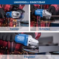 #{Versatzstück-Set für Akku-Winkelschleifer} – Universalwerkzeuge für Trennen, Schleifen und Entgraten mit Scheppach-Werkzeugen.