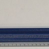 Tischverlängerungsstütze blau RAL5005, Teil 6. Die Stütze wird von der Seite gezeigt.