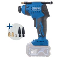 Akku-Kompressor C-AC20-X mit 20V-Lithium-Batterie, 7 bar Arbeitsdruck, inkl. 6er-Zubehörset mit Düsen und Adapter