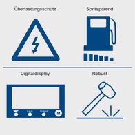 Der Inverter SG3400i von Scheppach bietet Überlastungsschutz, ist spritsparend, verfügt über ein Digitaldisplay und ist robust. Ideal für den DIY-Bereich.