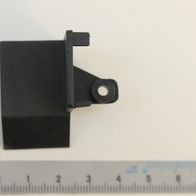 Ein schwarzer Abstreifer vorne von Scheppach, gezeigt von der Seite.