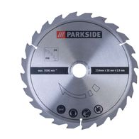 Parkside-Kreissägeblatt mit 24 Zähnen, Ø254 mm, 30 mm Dicke, 2,8 mm Stärke